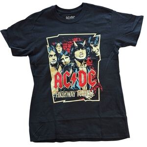 AC/DC unisex Black Graphic T-Shirt Size Medium Brand New
